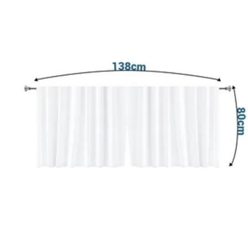 Cortina de Pia Cozinha 100% PVC Antimofo